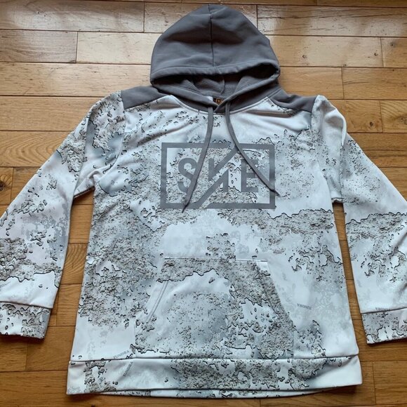 SHE Outdoor Women’s Large Tundra Camo Hoodie – Fleece Lined Hunting Pullover - Picture 2 of 8